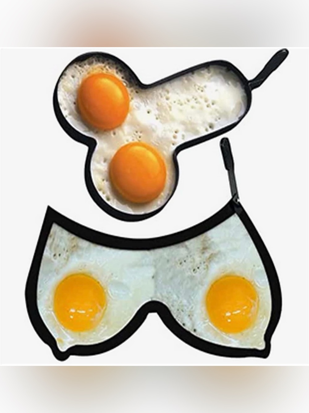Stainless Steel Funny Egg Fry Rings Set Novelty Breakfast Molds